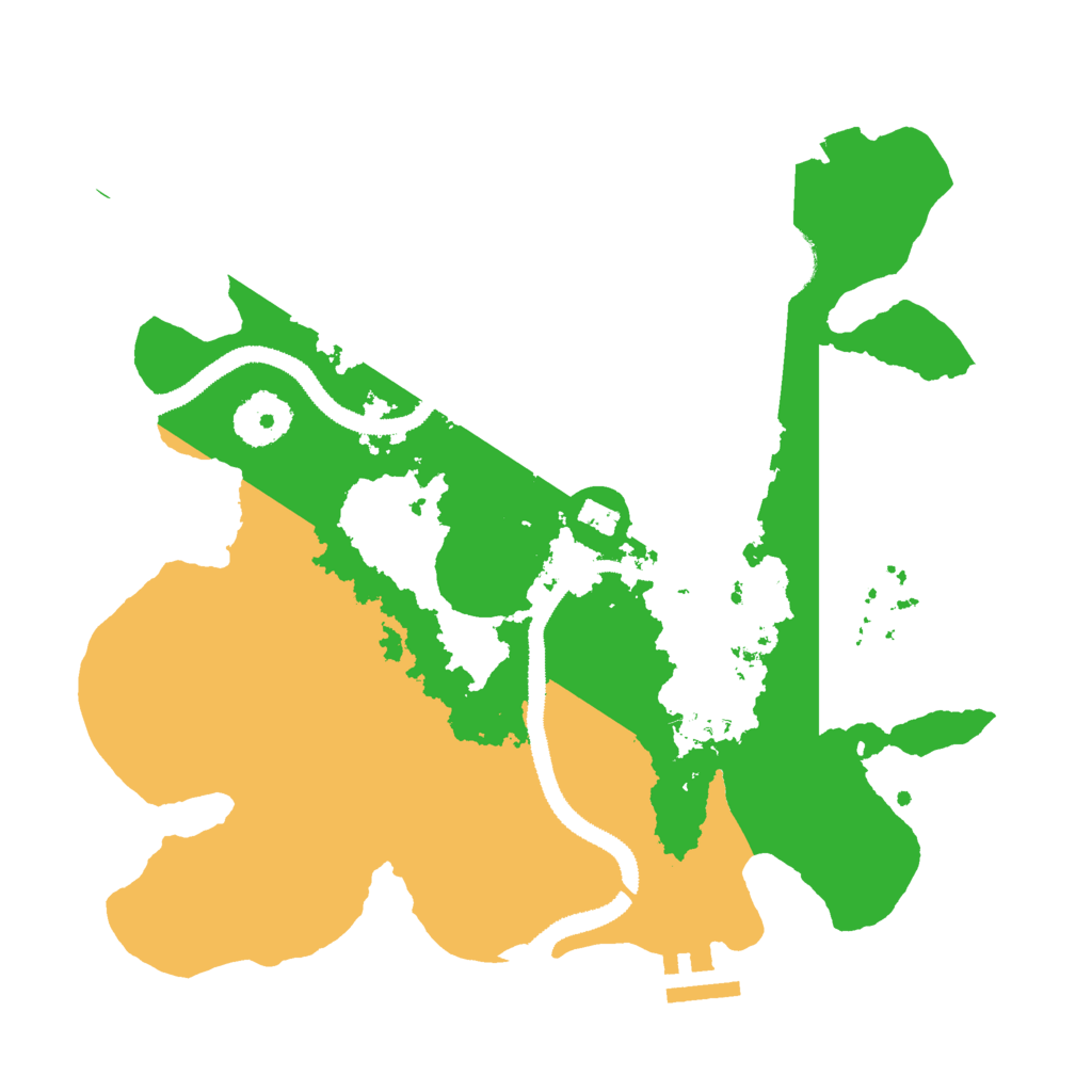 Biome Rust Map: Procedural Map, Size: 3000, Seed: 72312