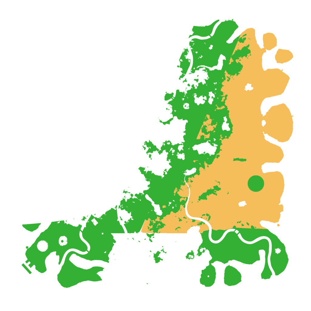 Biome Rust Map: Procedural Map, Size: 5000, Seed: 555190369