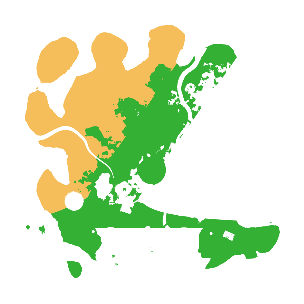 Biome Rust Map: Procedural Map, Size: 3000, Seed: 1548614670