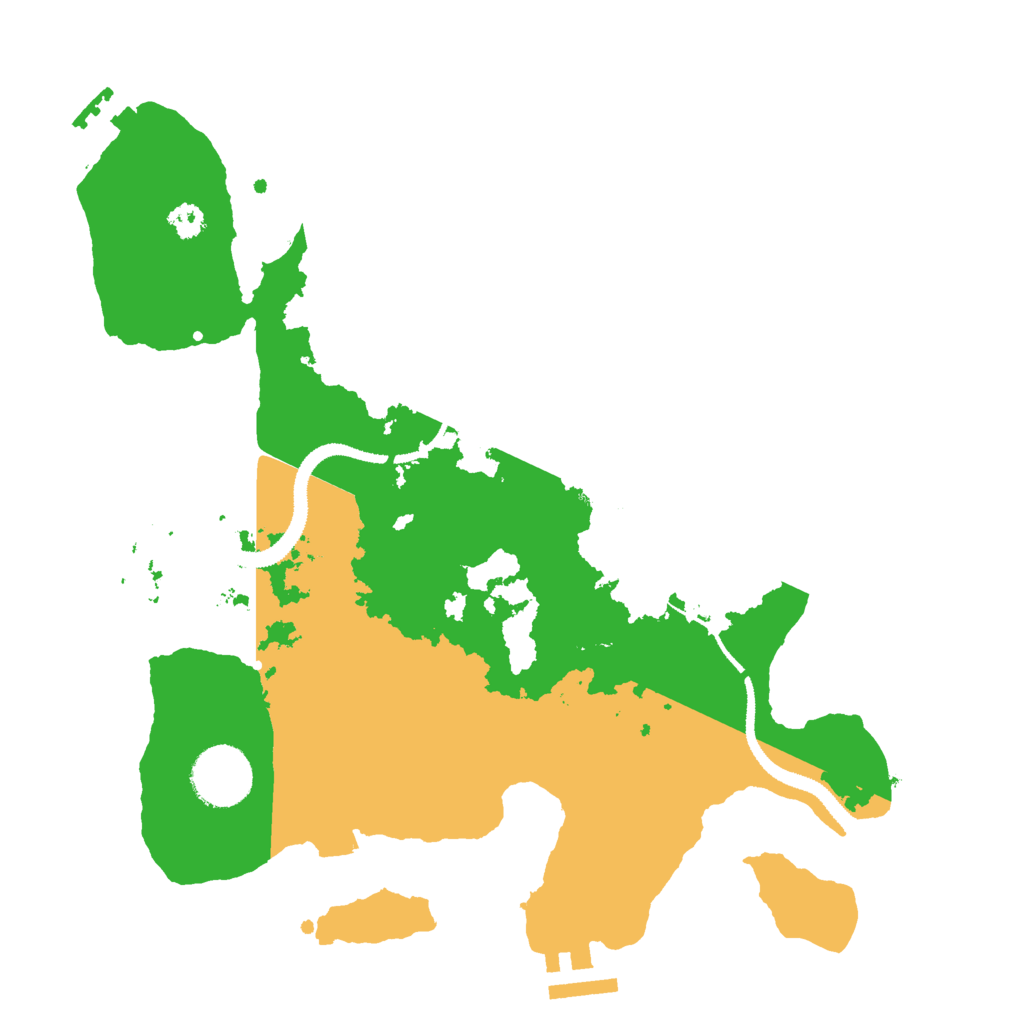 Biome Rust Map: Procedural Map, Size: 3000, Seed: 14966