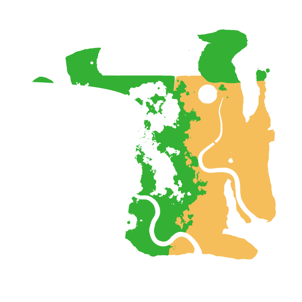 Biome Rust Map: Procedural Map, Size: 3000, Seed: 2000772648