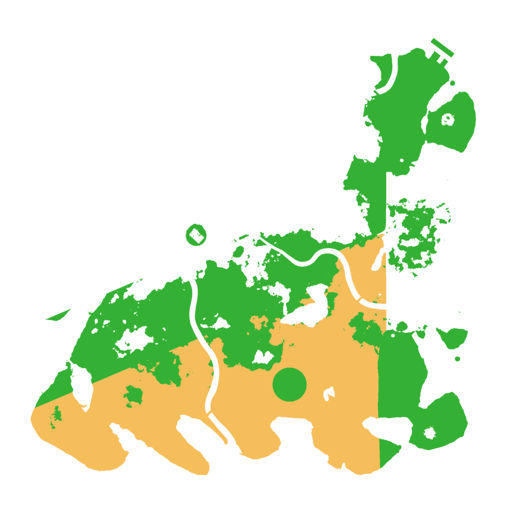 Biome Rust Map: Procedural Map, Size: 4000, Seed: 40004000