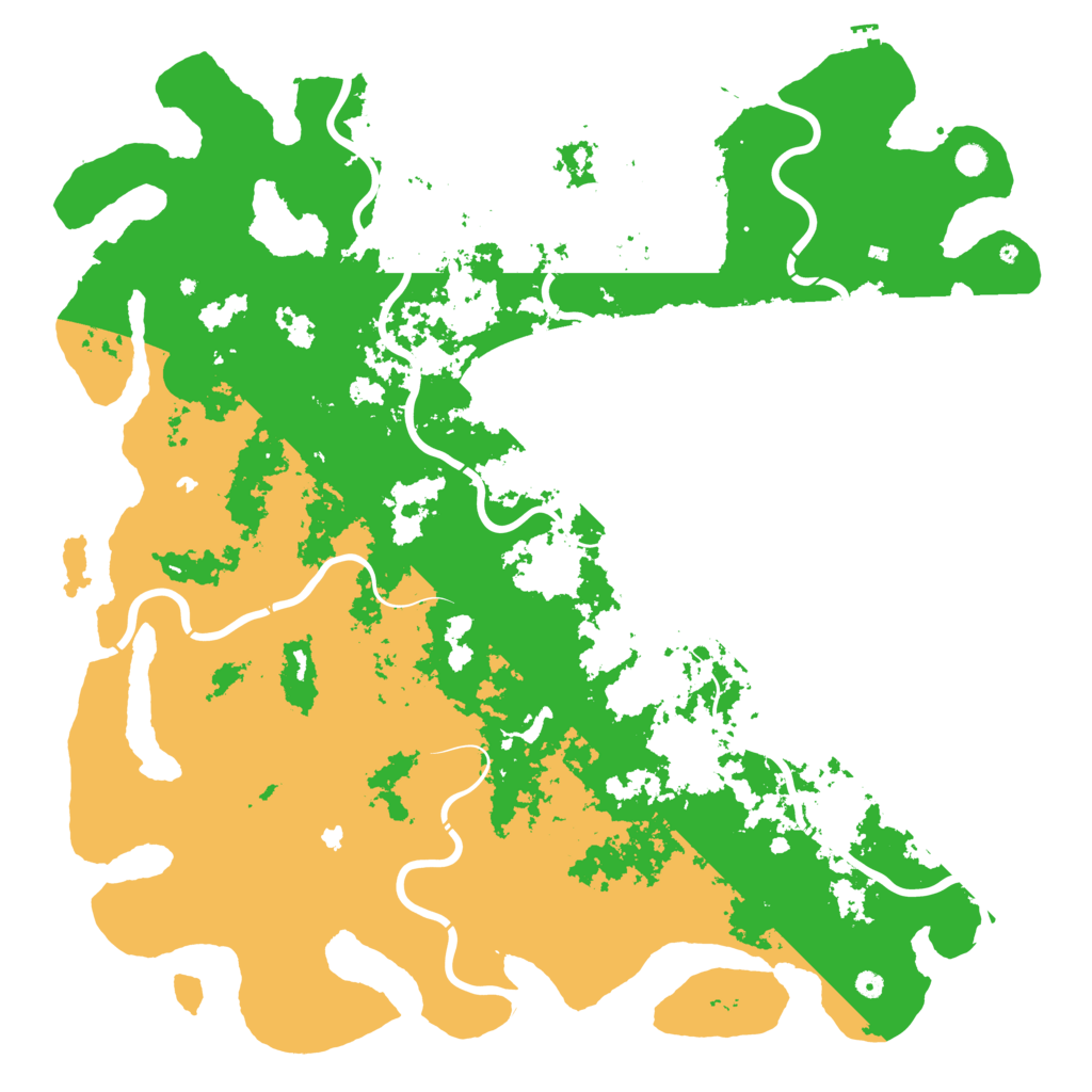Biome Rust Map: Procedural Map, Size: 6000, Seed: 267081400