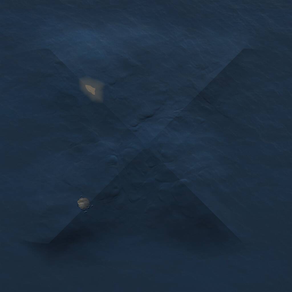 Rust Map: Procedural Map, Size: 1000, Seed: 84313, 1 Monuments