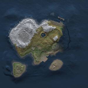 Thumbnail Rust Map: Procedural Map, Size: 2000, Seed: 363731293, 4 Monuments