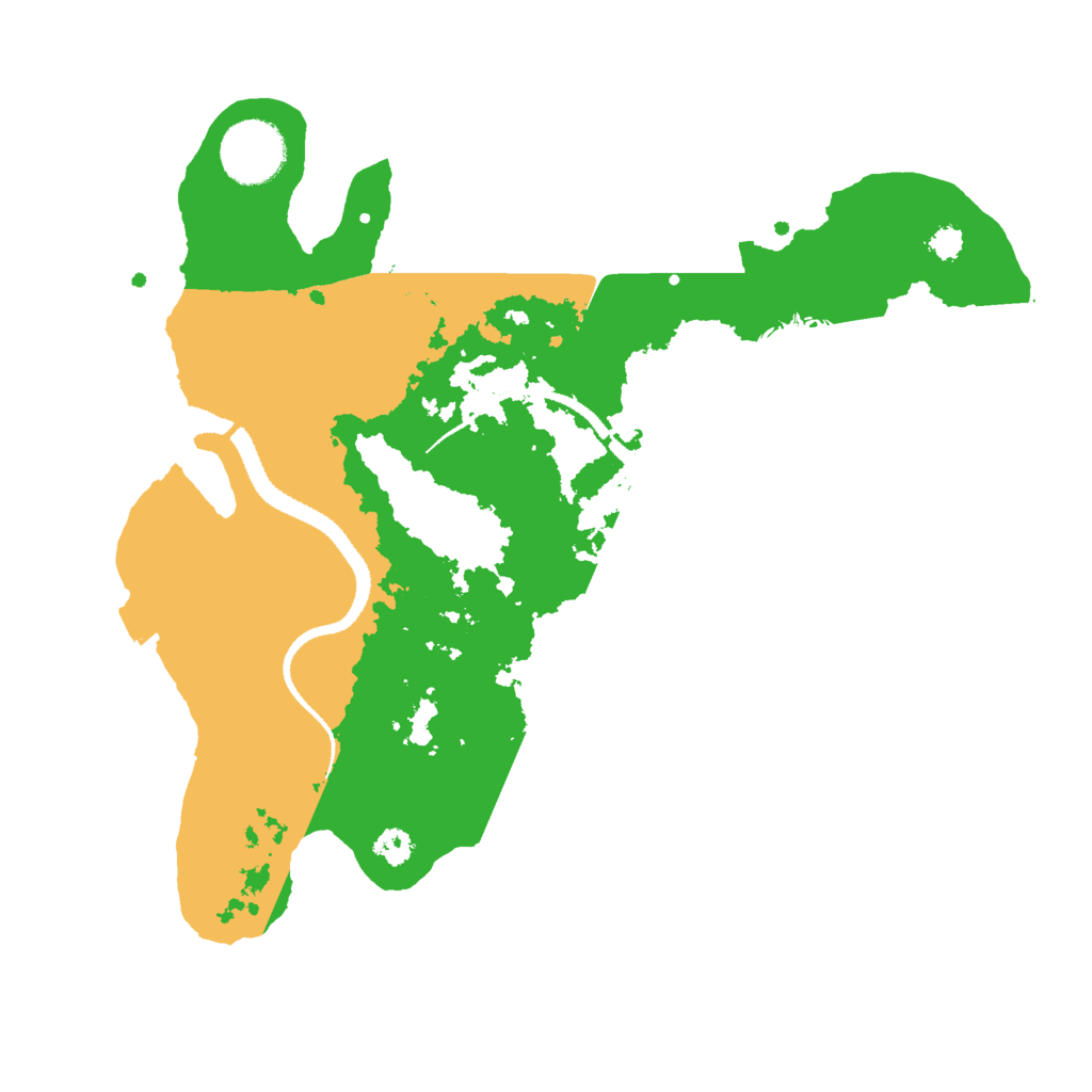 Biome Rust Map: Procedural Map, Size: 3000, Seed: 1400682457