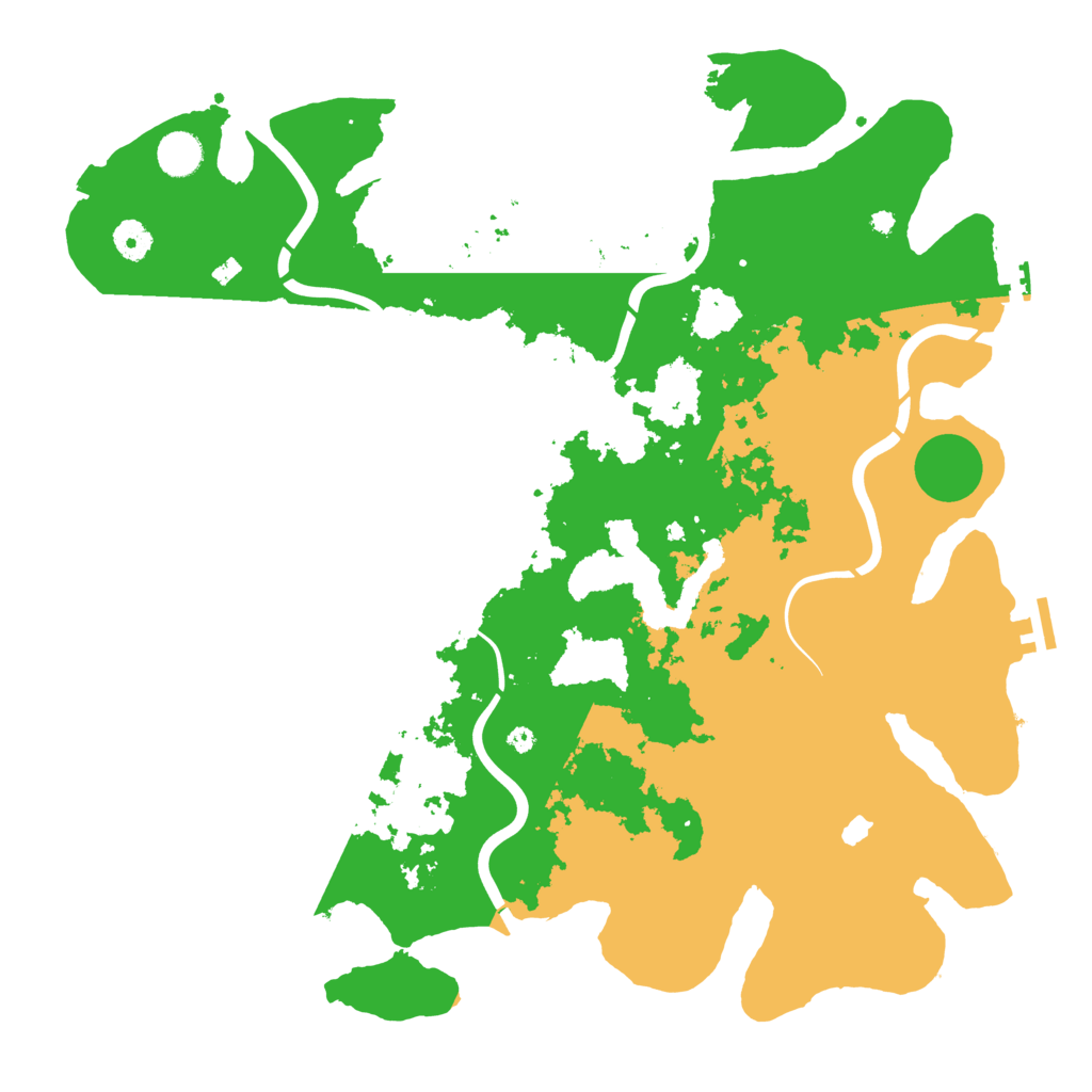 Biome Rust Map: Procedural Map, Size: 4250, Seed: 383795069