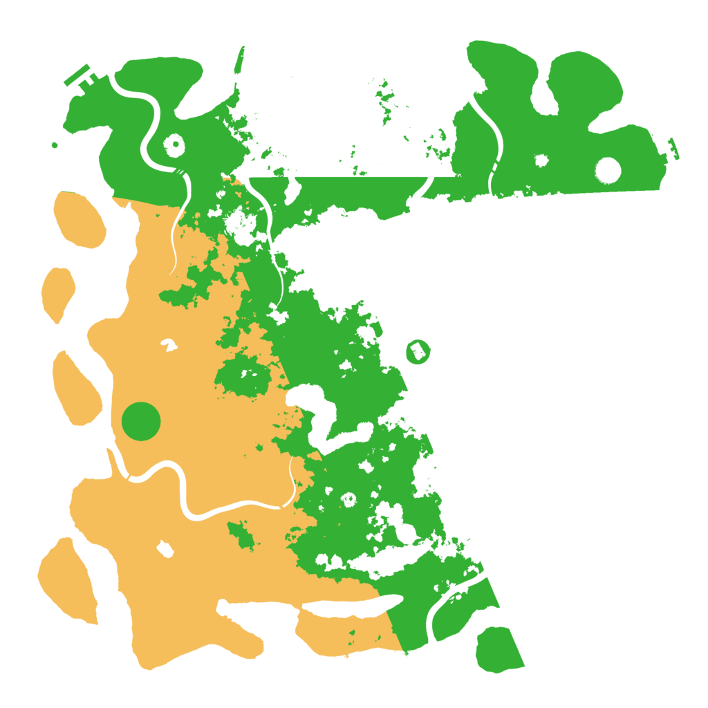Biome Rust Map: Procedural Map, Size: 4800, Seed: 1026445505
