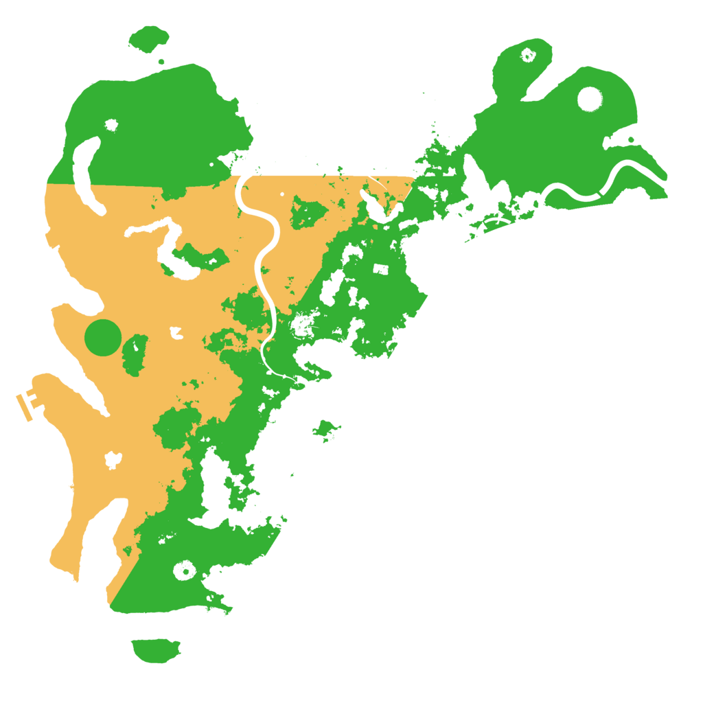Biome Rust Map: Procedural Map, Size: 5000, Seed: 1806701984