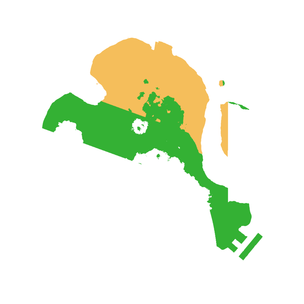Biome Rust Map: Procedural Map, Size: 2000, Seed: 1758540457