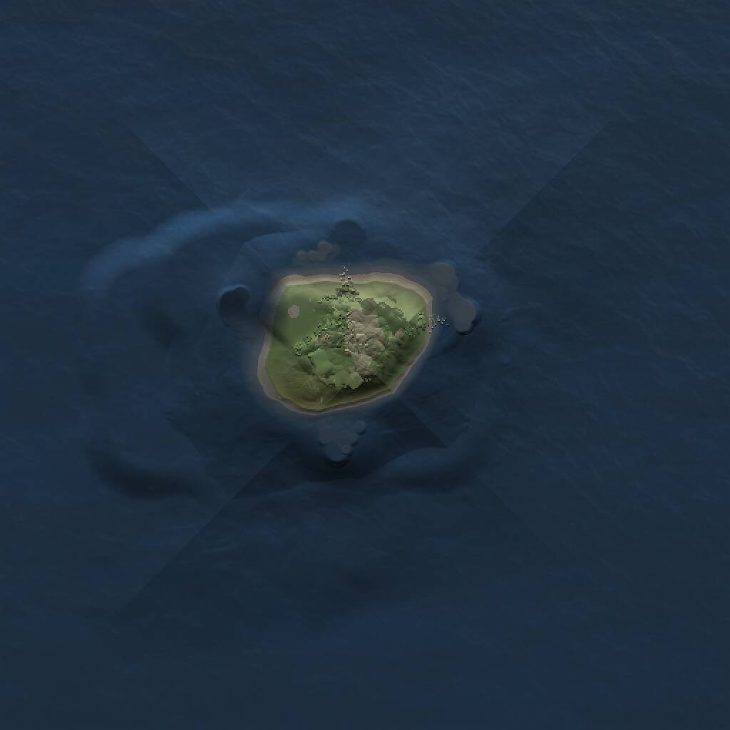 Rust Map: Procedural Map, Size: 1000, Seed: 1647153769, 1 Monuments