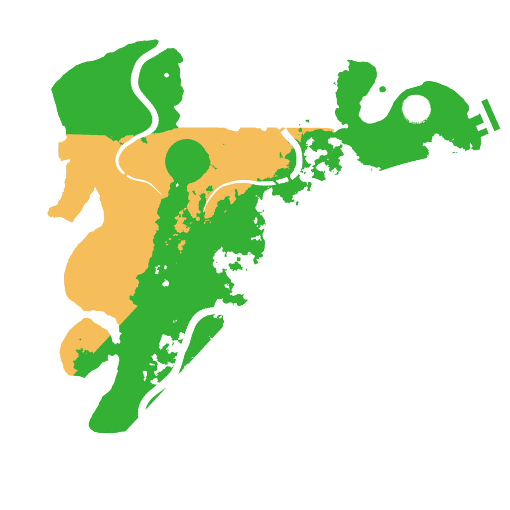 Biome Rust Map: Procedural Map, Size: 3162, Seed: 481978