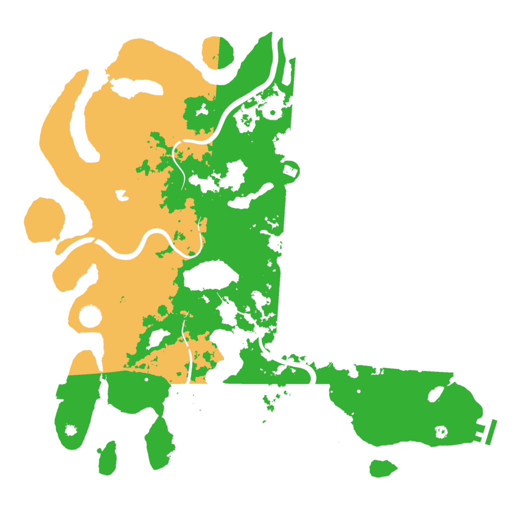Biome Rust Map: Procedural Map, Size: 4000, Seed: 845258090