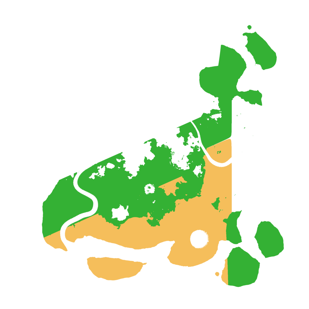 Biome Rust Map: Procedural Map, Size: 3000, Seed: 566216576