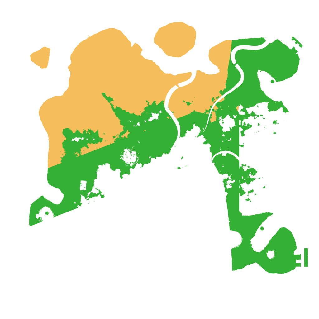 Biome Rust Map: Procedural Map, Size: 3500, Seed: 1523724174