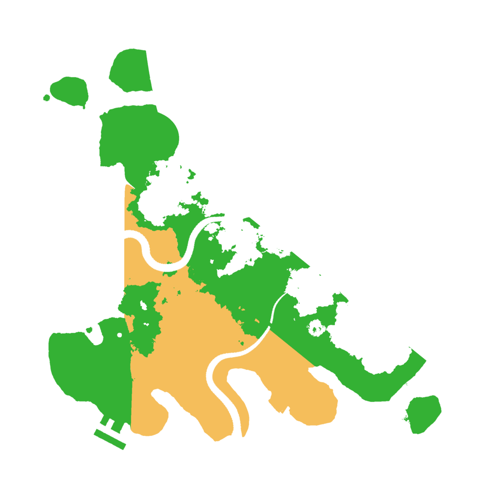 Biome Rust Map: Procedural Map, Size: 3000, Seed: 82765