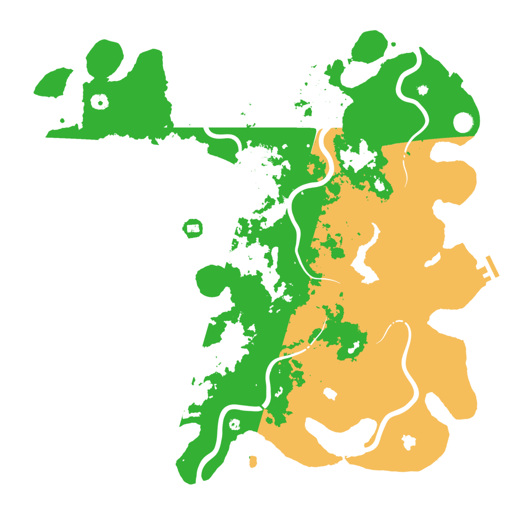 Biome Rust Map: Procedural Map, Size: 4500, Seed: 1710309297