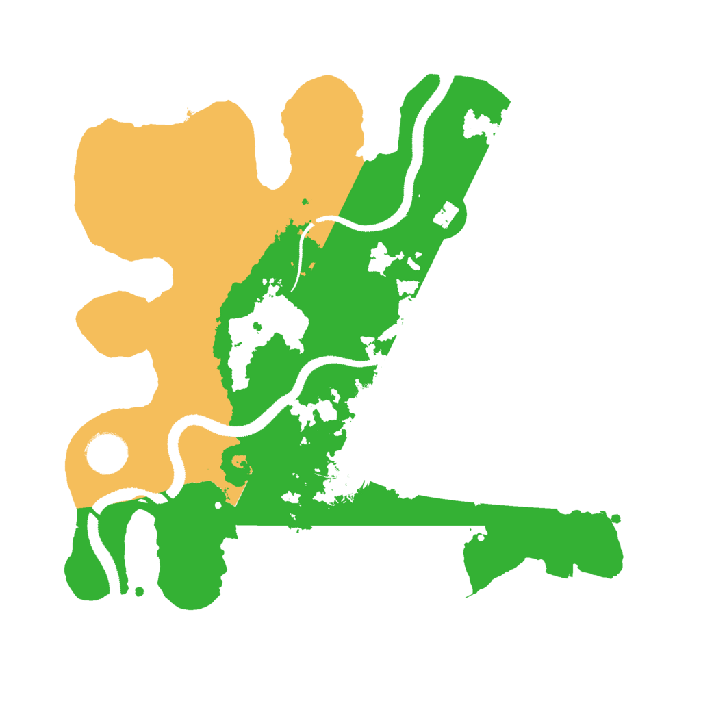 Biome Rust Map: Procedural Map, Size: 3000, Seed: 93529