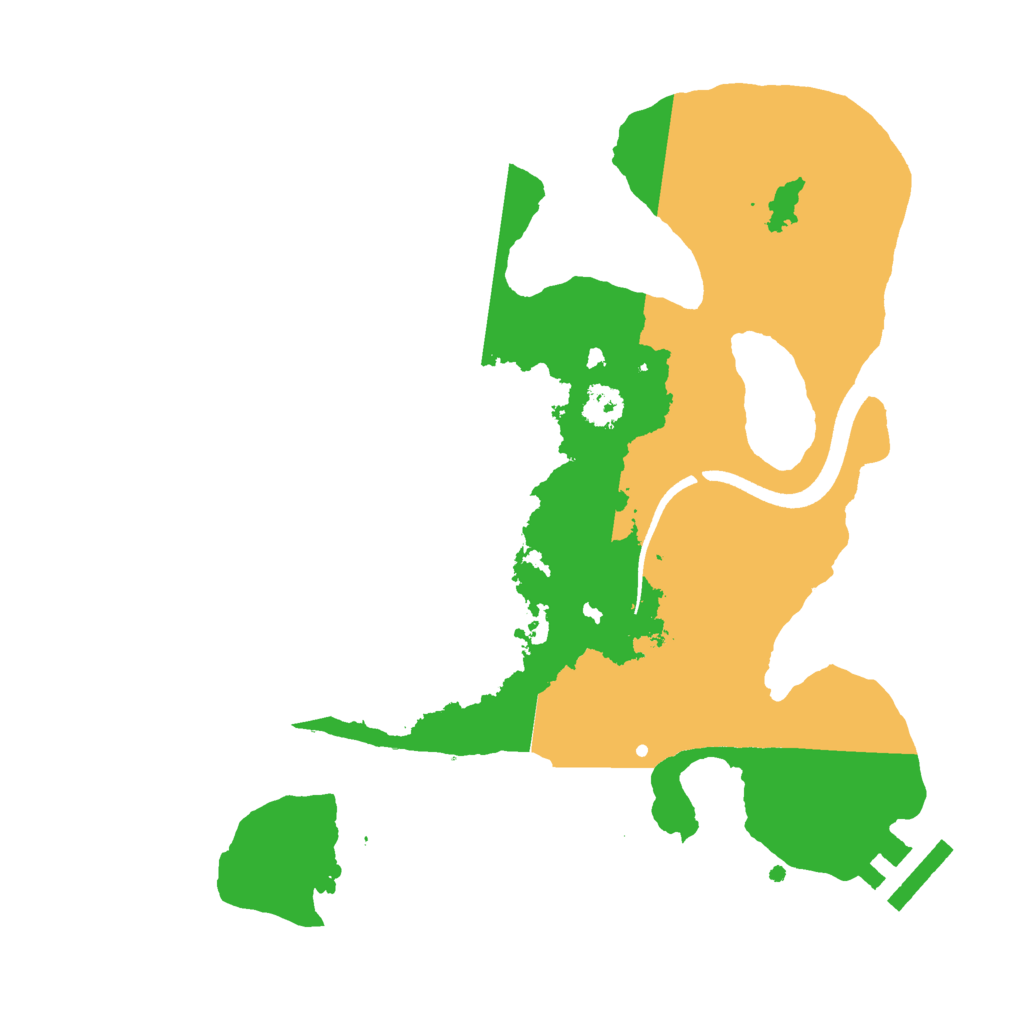 Biome Rust Map: Procedural Map, Size: 2500, Seed: 3737