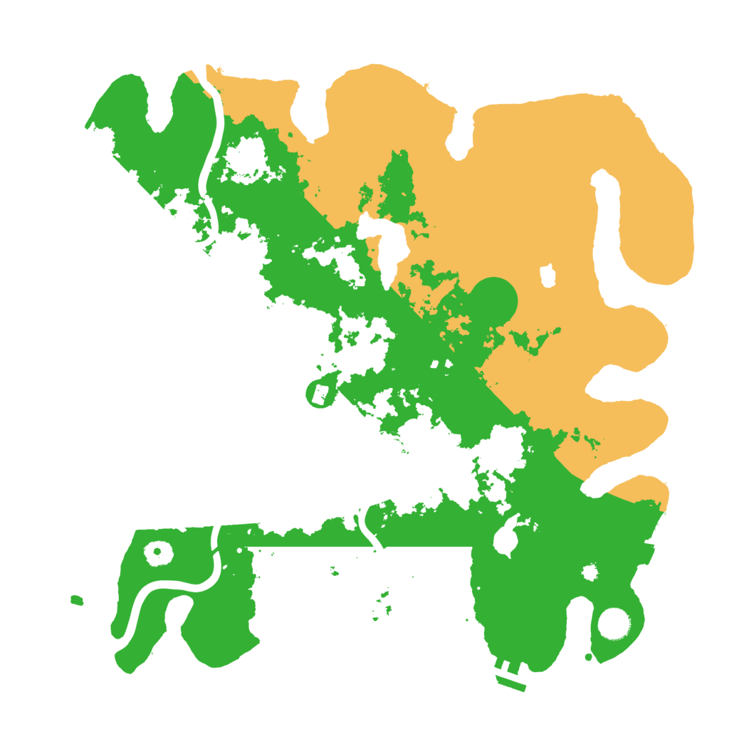 Biome Rust Map: Procedural Map, Size: 4000, Seed: 827364