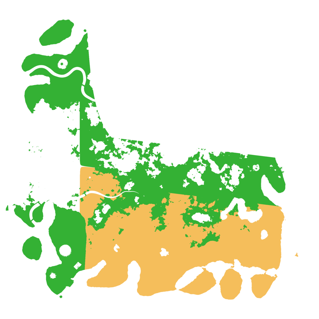 Biome Rust Map: Procedural Map, Size: 4800, Seed: 1234546789