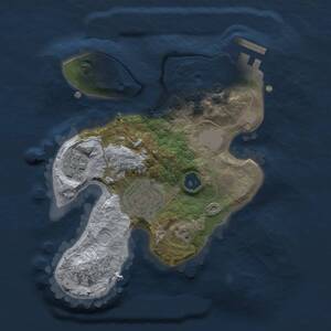 Thumbnail Rust Map: Procedural Map, Size: 2000, Seed: 1978900235, 4 Monuments