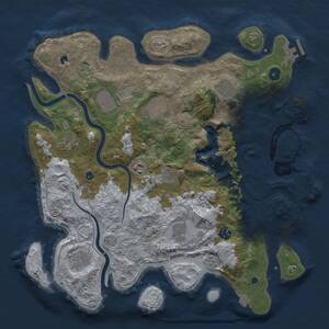 Thumbnail Rust Map: Procedural Map, Size: 4000, Seed: 37123, 16 Monuments