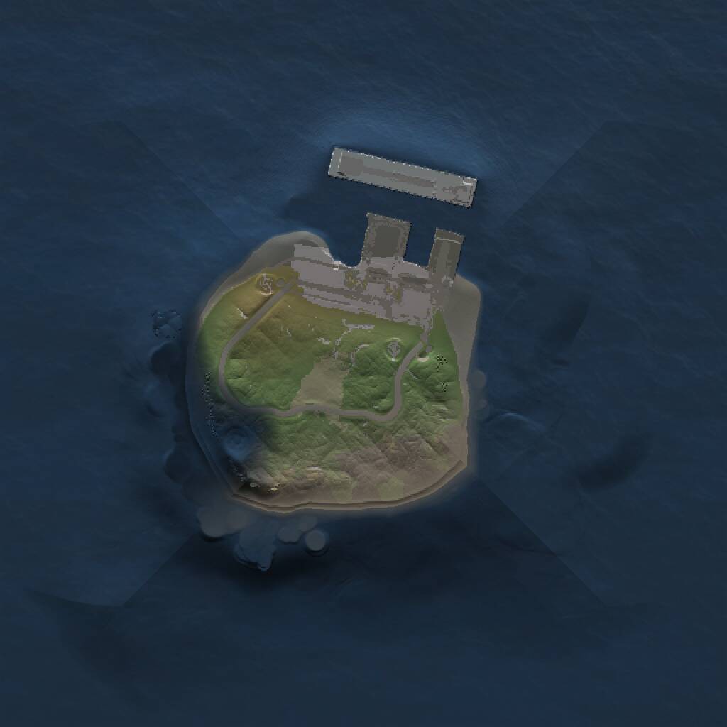 Rust Map: Procedural Map, Size: 1000, Seed: 770493387, 2 Monuments