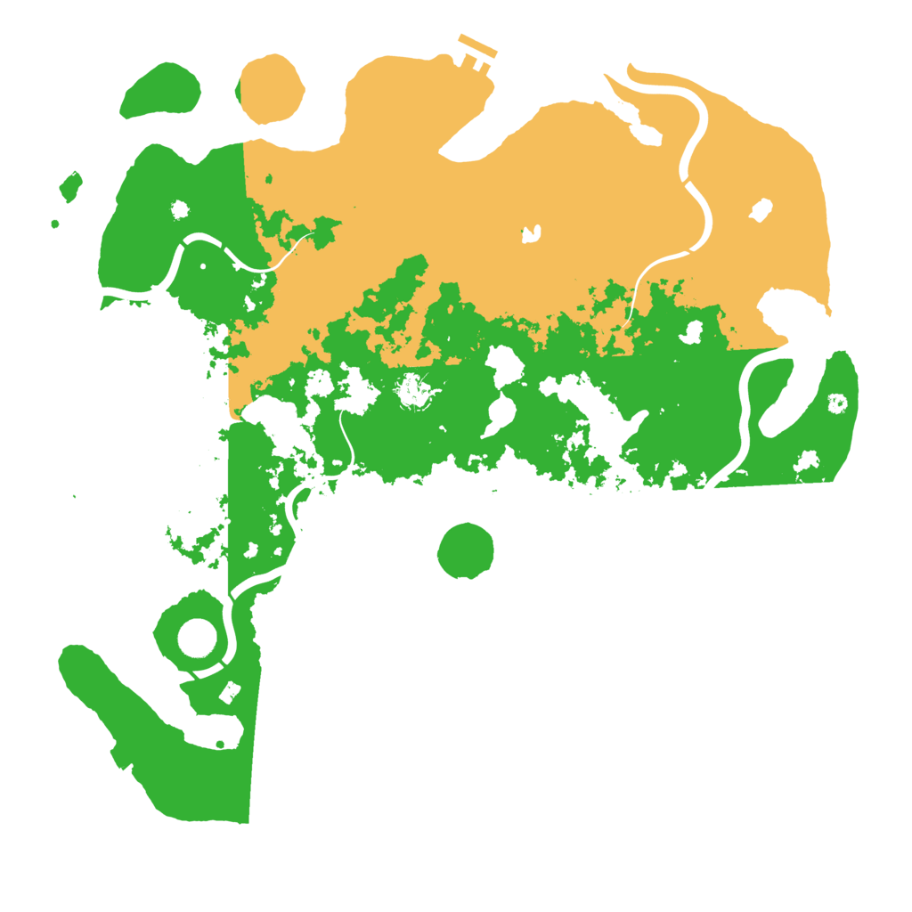 Biome Rust Map: Procedural Map, Size: 4500, Seed: 50426