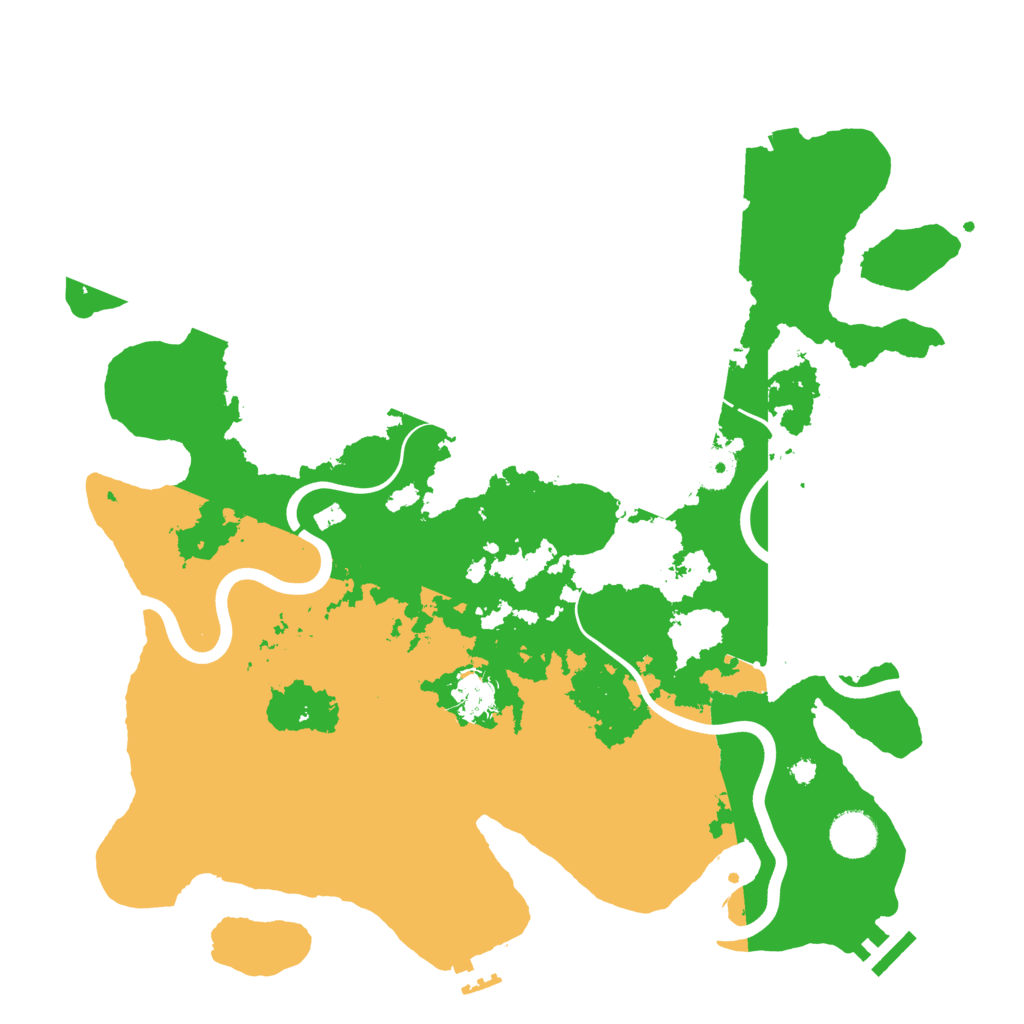 Biome Rust Map: Procedural Map, Size: 3800, Seed: 1987570367