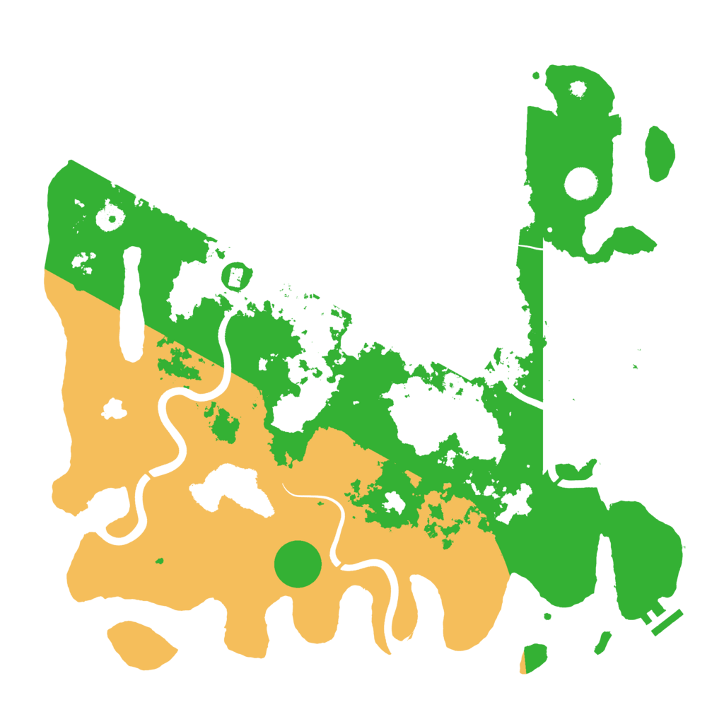 Biome Rust Map: Procedural Map, Size: 4050, Seed: 1977863127