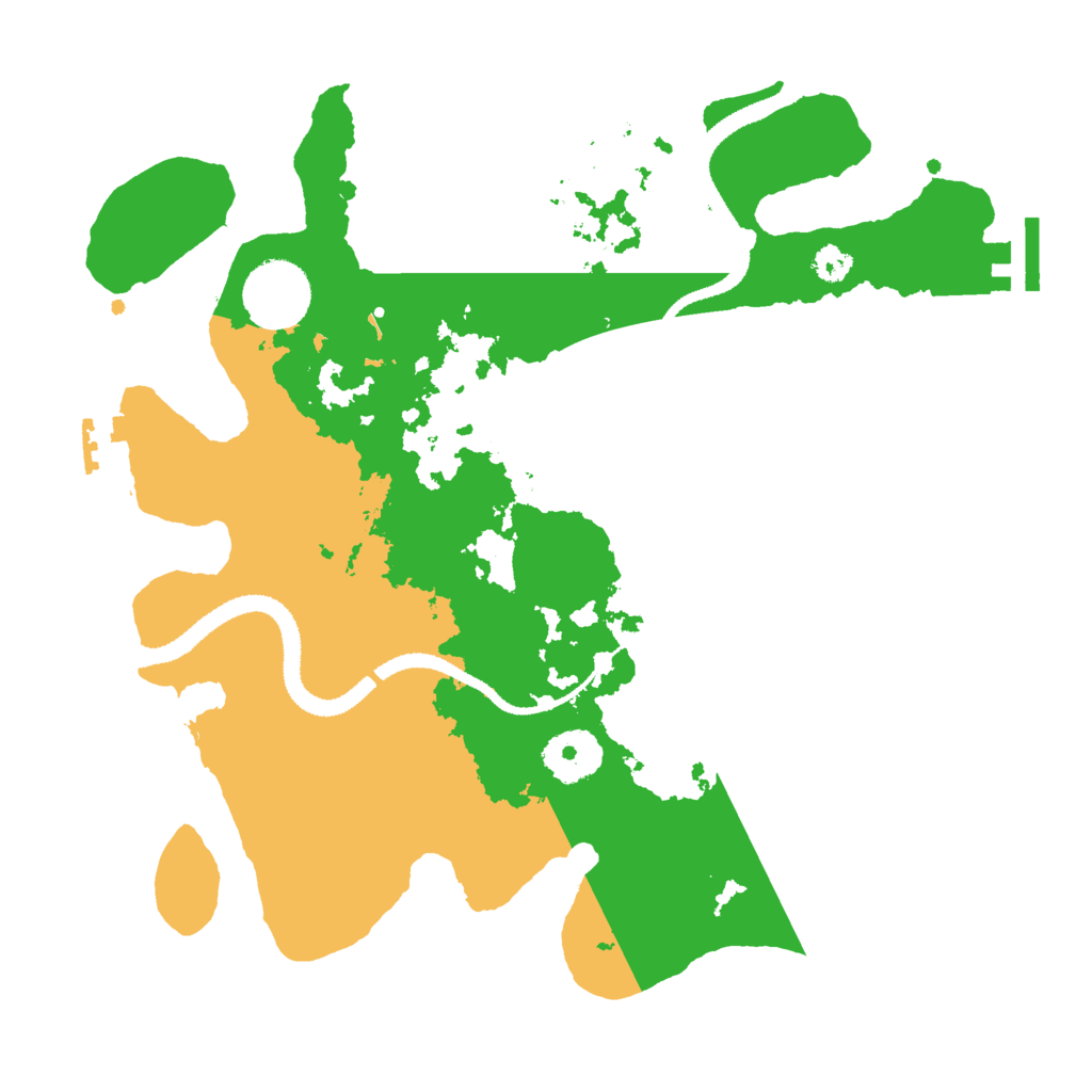 Biome Rust Map: Procedural Map, Size: 3000, Seed: 9354