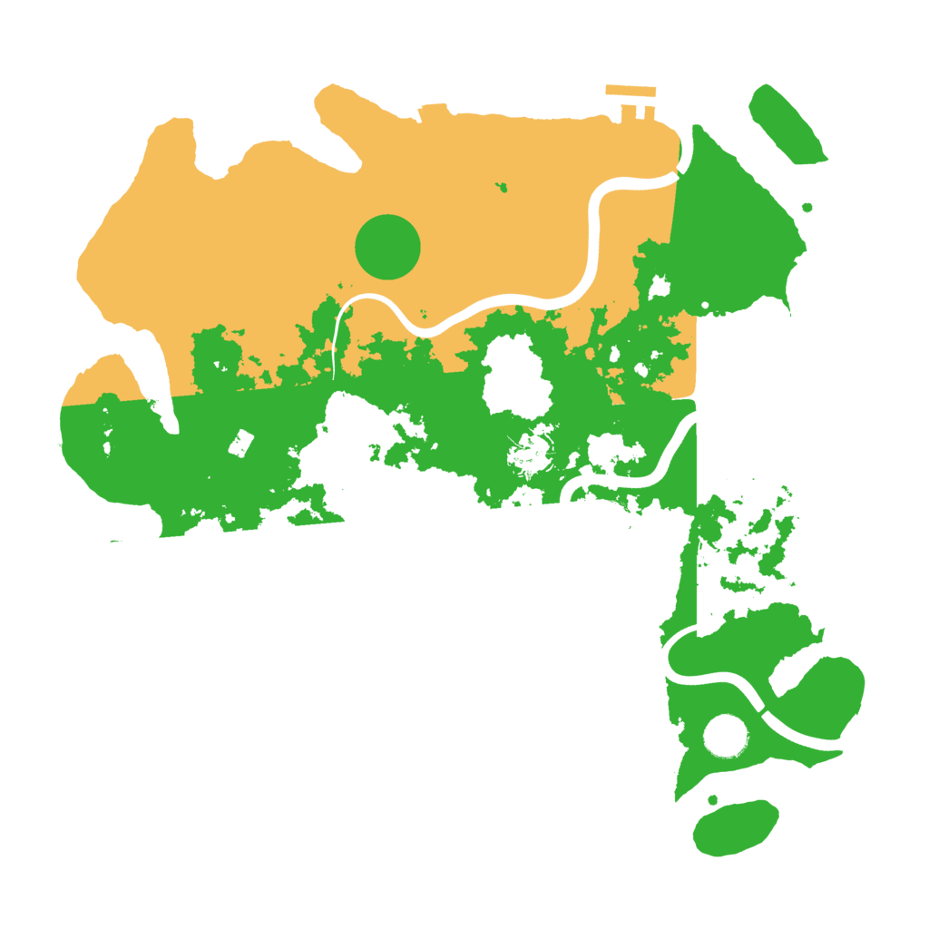 Biome Rust Map: Procedural Map, Size: 3743, Seed: 1245262