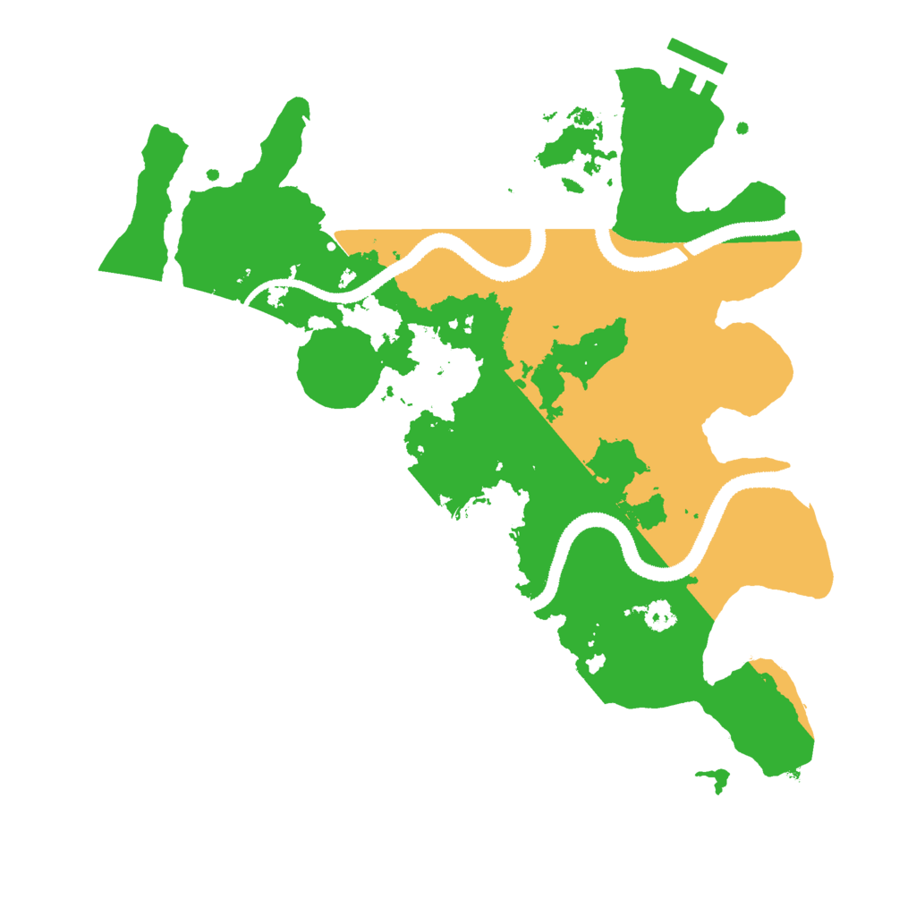 Biome Rust Map: Procedural Map, Size: 3000, Seed: 417432881