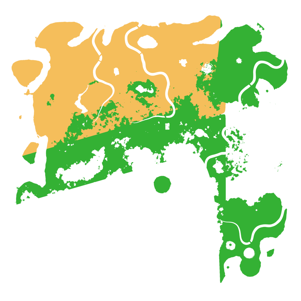 Biome Rust Map: Procedural Map, Size: 4900, Seed: 853221587