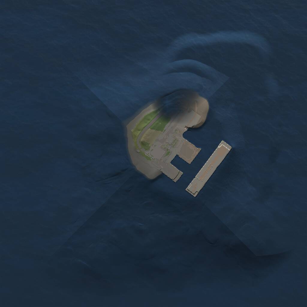 Rust Map: Procedural Map, Size: 1000, Seed: 2119595664, 2 Monuments