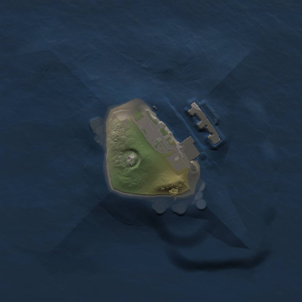 Rust Map: Procedural Map, Size: 1000, Seed: 100856564, 2 Monuments