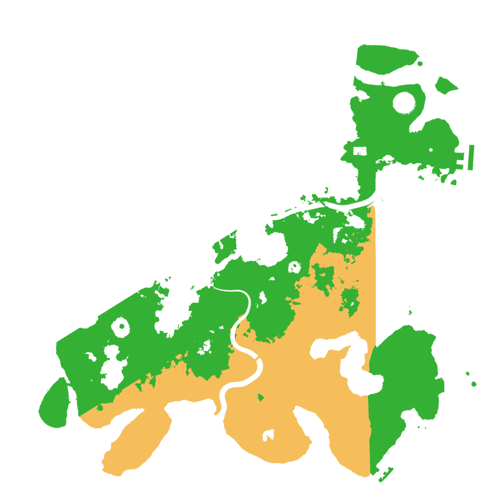 Biome Rust Map: Procedural Map, Size: 4000, Seed: 86456