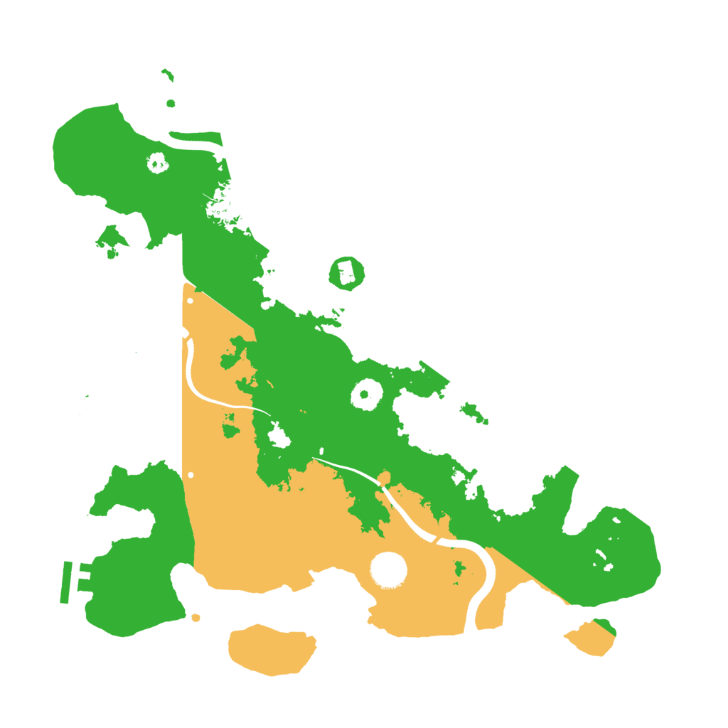 Biome Rust Map: Procedural Map, Size: 3500, Seed: 1593175284