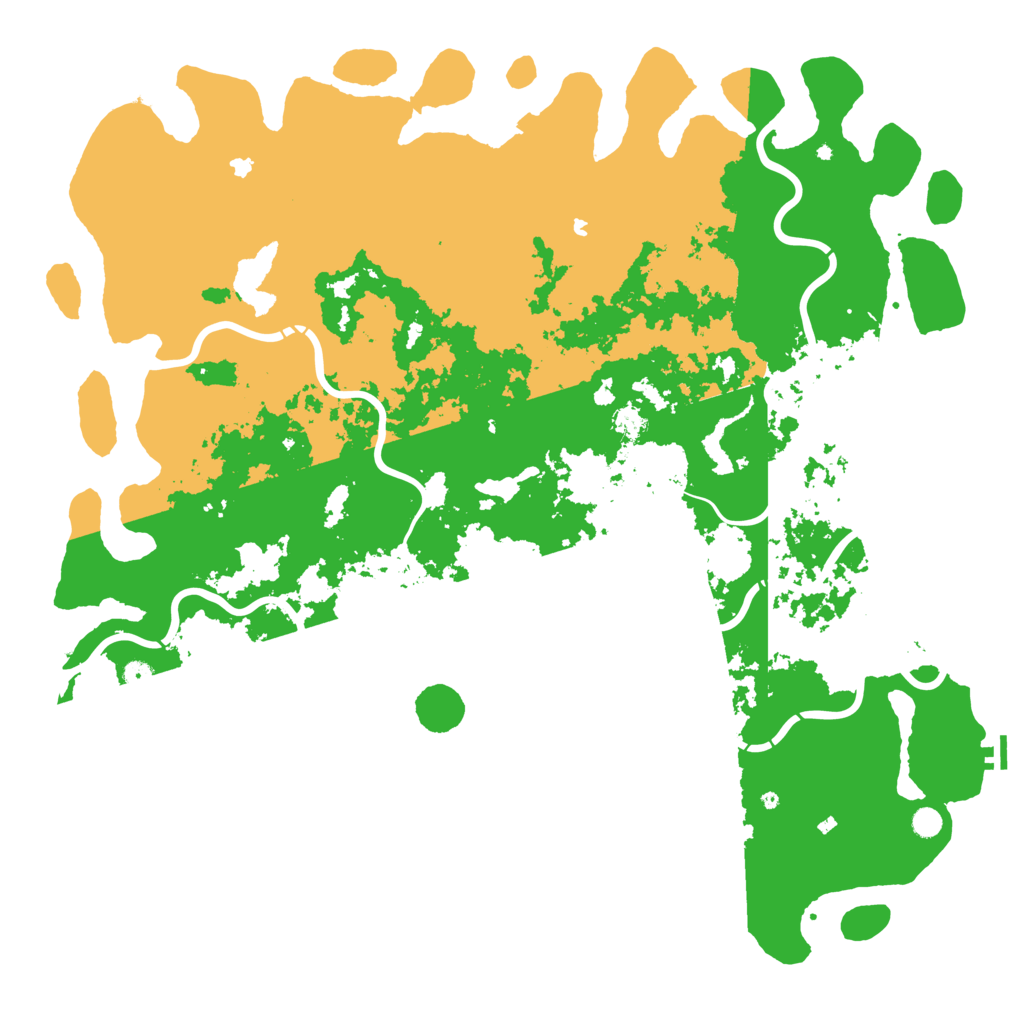 Biome Rust Map: Procedural Map, Size: 6000, Seed: 8745236