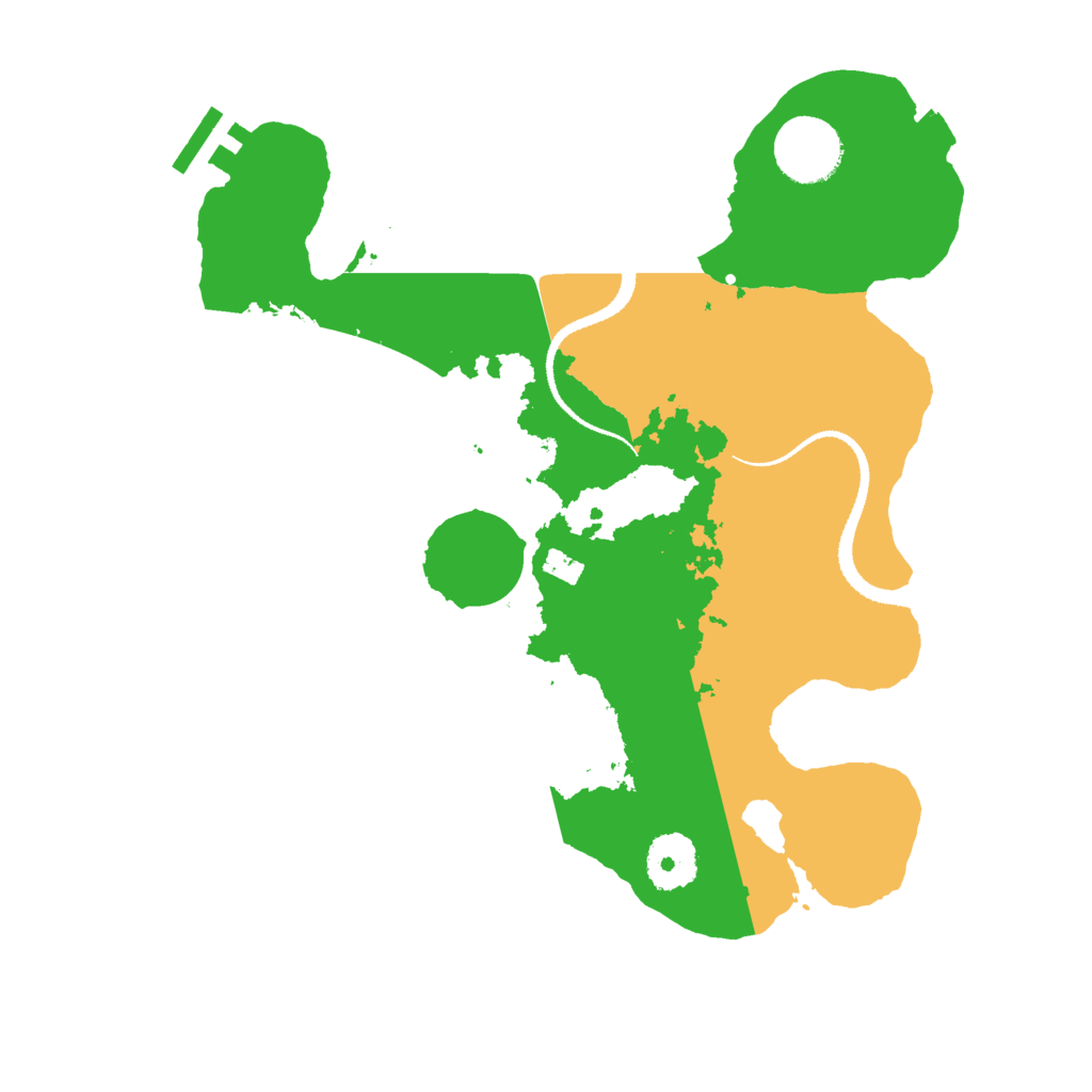 Biome Rust Map: Procedural Map, Size: 3050, Seed: 6700