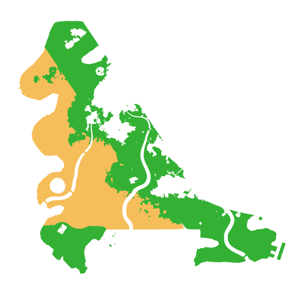 Biome Rust Map: Procedural Map, Size: 3500, Seed: 1619760175