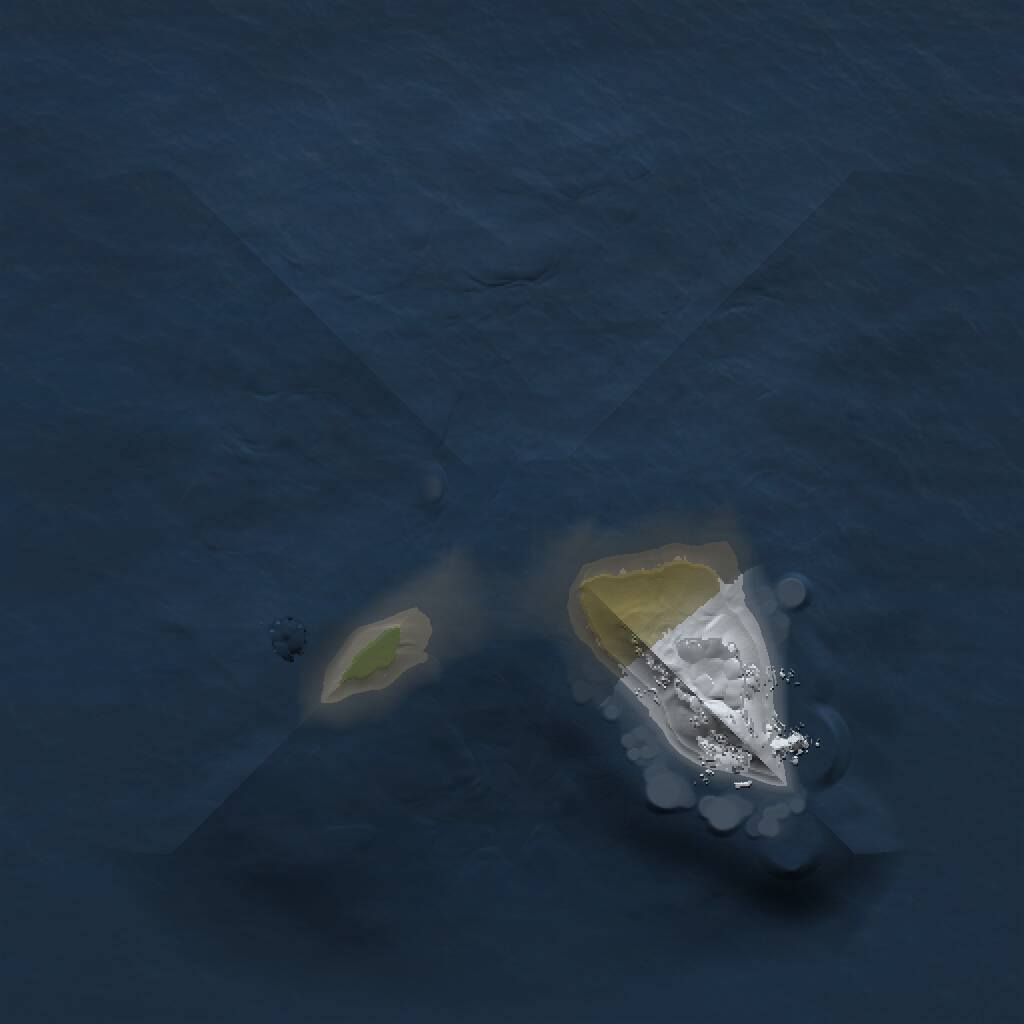 Rust Map: Procedural Map, Size: 1000, Seed: 84308, 1 Monuments