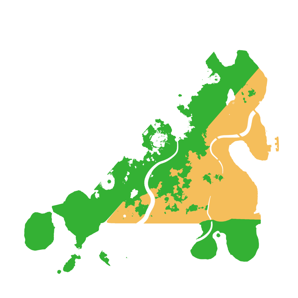 Biome Rust Map: Procedural Map, Size: 3100, Seed: 6690