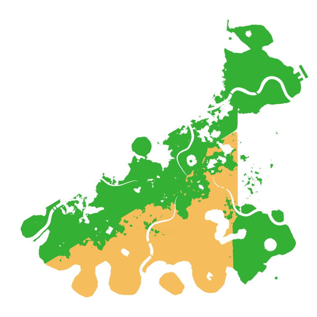 Biome Rust Map: Procedural Map, Size: 4500, Seed: 64195317