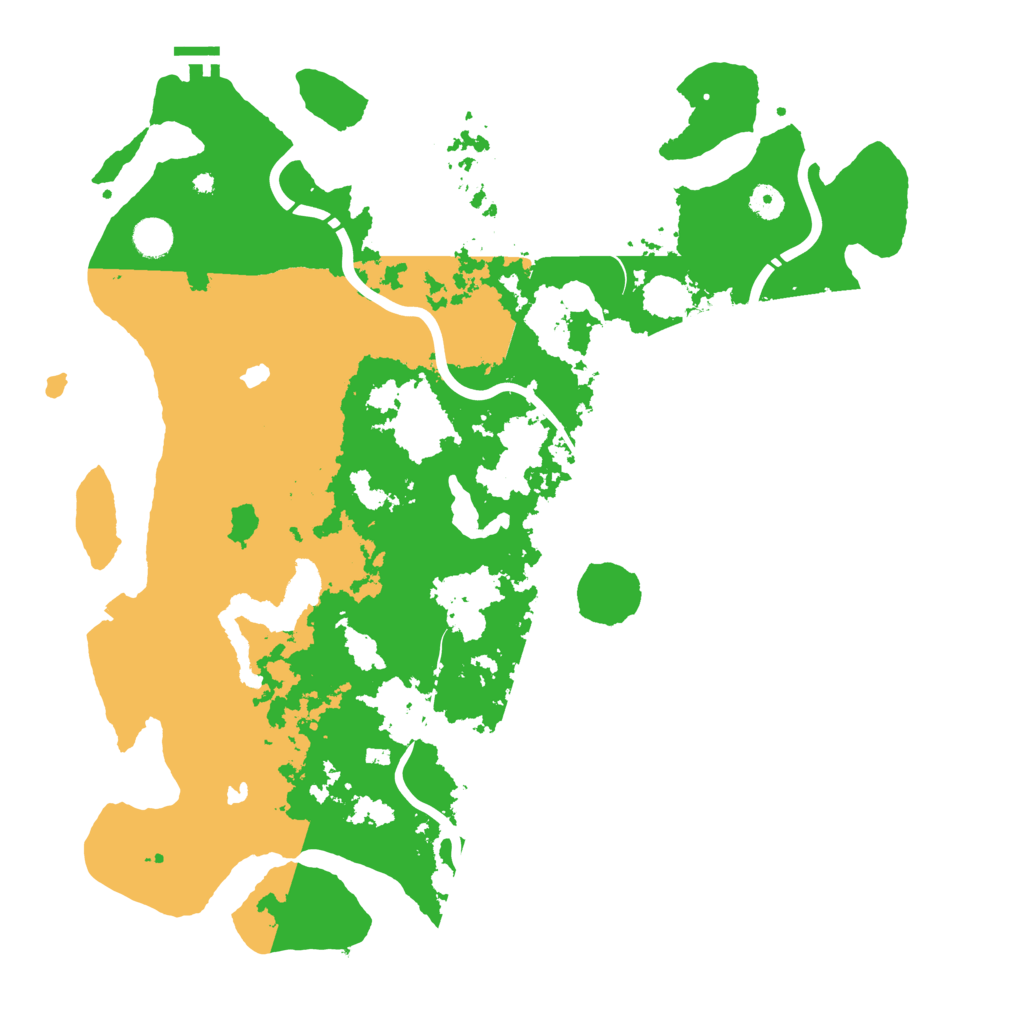 Biome Rust Map: Procedural Map, Size: 4500, Seed: 2142877476