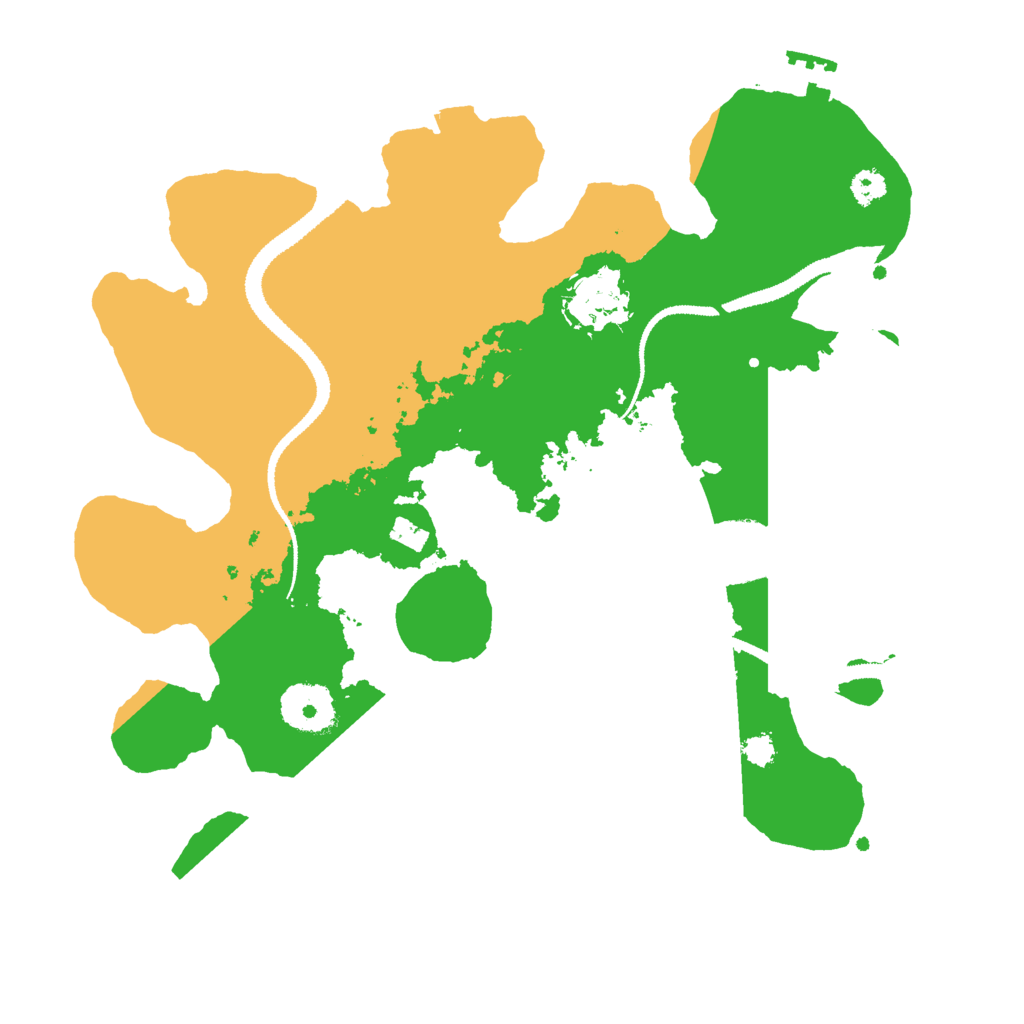 Biome Rust Map: Procedural Map, Size: 3000, Seed: 287175241