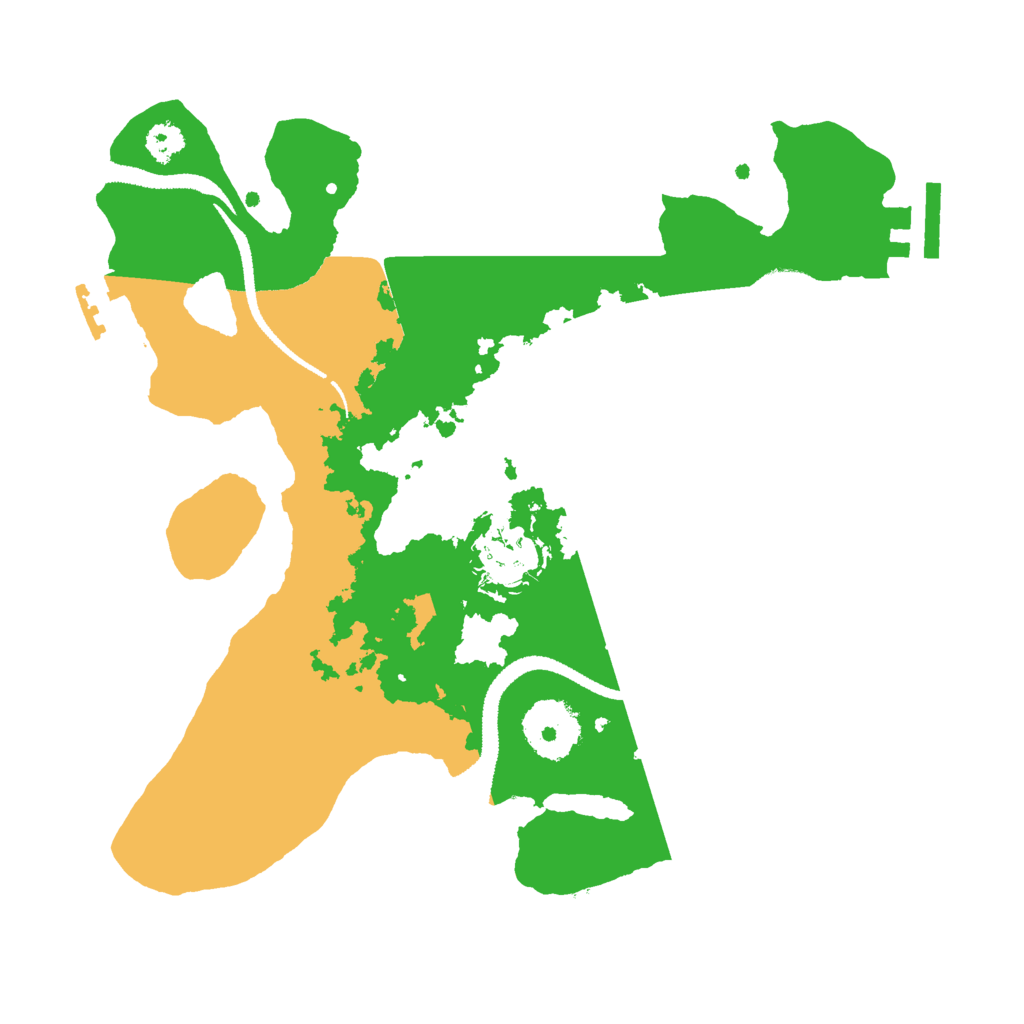 Biome Rust Map: Procedural Map, Size: 2733, Seed: 1561991984