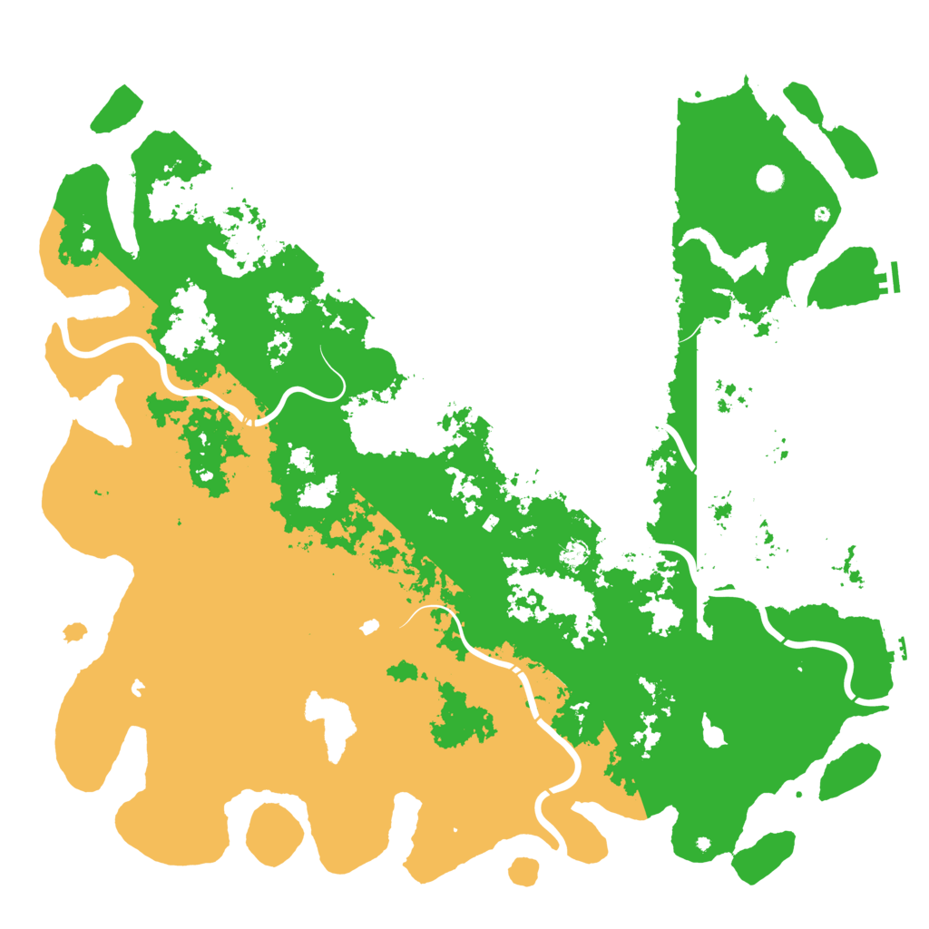 Biome Rust Map: Procedural Map, Size: 6000, Seed: 222636523