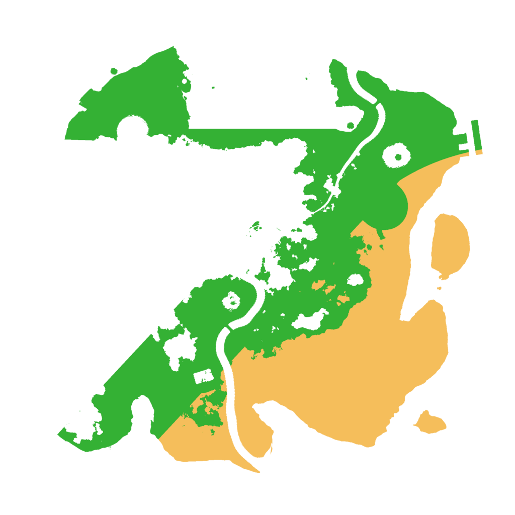 Biome Rust Map: Procedural Map, Size: 3000, Seed: 2101975968
